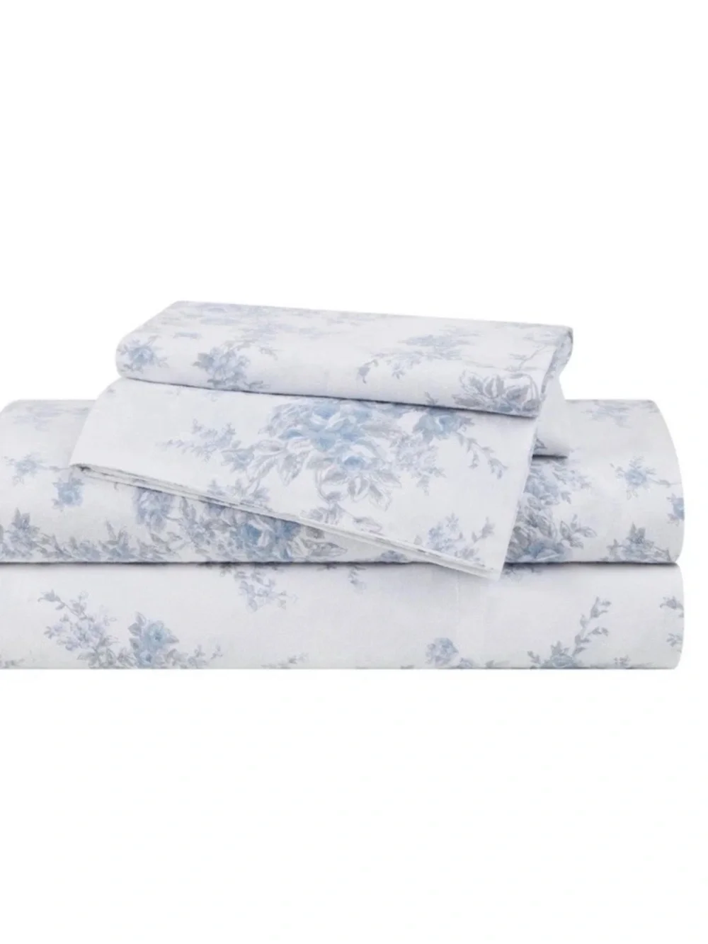 The Farmhouse by Rachel Ashwell FULL British Rose 4 Pc Sheet Set 100% Cotton